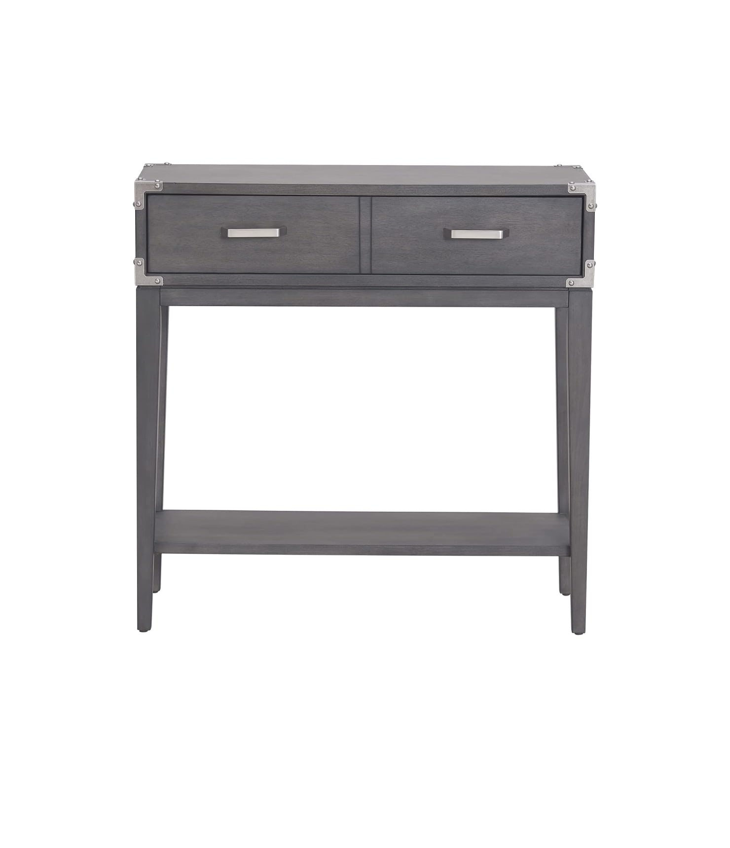 Leick Home Beckett Industrial Console Table, Gray - Image 4